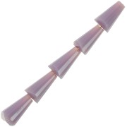 Perle di vetro sfaccettate a cono 8x4 mm - Opaque Lilas x25|raw }}