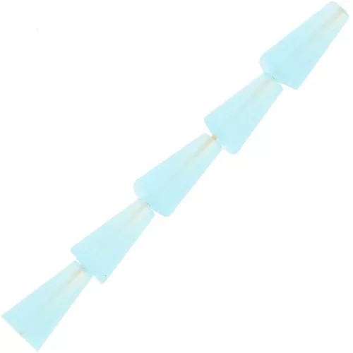 Perle di vetro sfaccettate a cono - 8x4 mm - Sky Blue x25