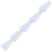 Perle di vetro sfaccettate a cono - 8x4 mm - Light Sapphire x25|raw }}