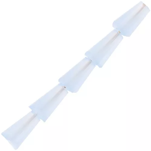 Perle di vetro sfaccettate a cono - 8x4 mm - Light Sapphire x25