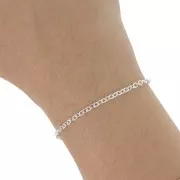 Catena a maglia Forzatina 2,7 mm - Argento x50cm