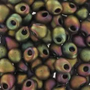 Mini-gocce Miyuki mm. 3.4 DP28-2035 - Met Khaki Iris Mat x8g