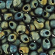 Mini-gocce Miyuki mm. 3.4 DP28-2008 - Mat Met Patina Iris x8g|raw }}
