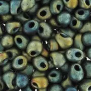 Mini-gocce Miyuki mm.2.8 DP28-2008 - Mat Met Patina Iris x8g