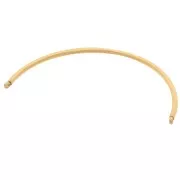 Distanziatore per bracciale 60x2 mm - Acciaio inossidabile 316L dorato x1