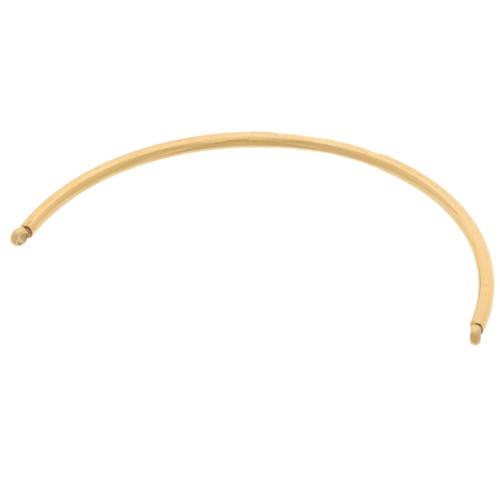 Distanziatore a mezzo anello per bracciale 62x2 mm - Acciaio inossidabile 304L Dorato x1