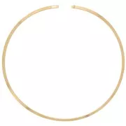 Girocollo rigido piatto 15 cm - Acciaio inossidabile 304L Dorato x1