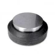 Blocco di metallo ventosa 2 superfici acciaio e nylon 63 mm x1