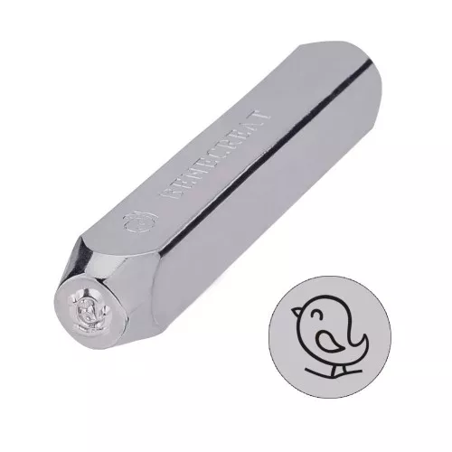 Punzone 6 mm - Uccello x1