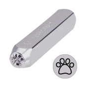 Punzone 6 mm - Zampa di cane x1
