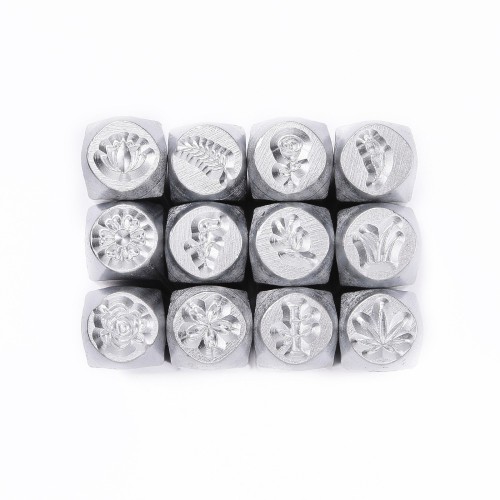 Set di punzoni da 6 mm - Modello di pianta x12