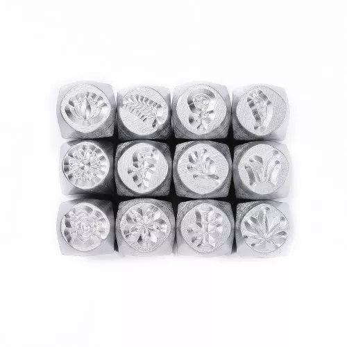 Set di punzoni da 6 mm - Modello di pianta x12