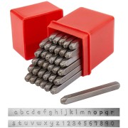 Set di punzoni da 3 mm - Alfabeto minuscolo e numeri da 0 a 9 x36|raw }}