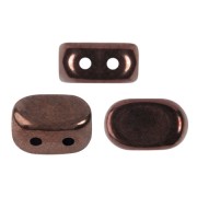 Perle in vetro Lipsi® di Puca® 4x6 mm - Dark Bronze x10g
