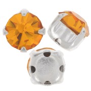 Chatons montés mm. 4 Topaz x10