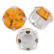 Chatons montés mm. 4 Topaz x10