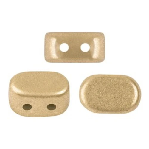 Perle in vetro Lipsi® di Puca® 4x6 mm - Gold Mat x10g