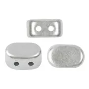 Perle in vetro Lipsi® di Puca® 4x6 mm - Silver Mat x10g