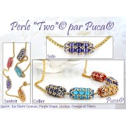 Perle in vetro Lipsi® di Puca® 4x6 mm - Crystal Mat x10g