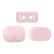 Perle in vetro Lipsi® di Puca® 4x6 mm - Opaque Light Rose Ceramic Look x10g