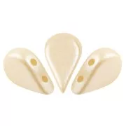 Perle di vetro Amos® di Puca® 5x8 mm - Pastel Cream x10g