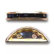 Rondella Mezza-Luna mm. 20x9 dorata Jet x1