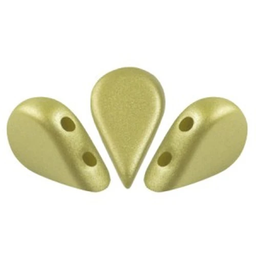 Perle di vetro Amos® di Puca® 5x8 mm - Pastel Lime x10g