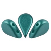 Perle di vetro Amos® di Puca® 5x8 mm - Pastel Emerald x10g|raw }}