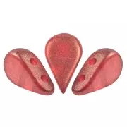 Perle di vetro Amos® di Puca® 5x8 mm - Halo Cardinal x10g