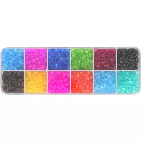 Preciosa Ornela assortimento di perle triangolari 3x3 mm - Colori x200g