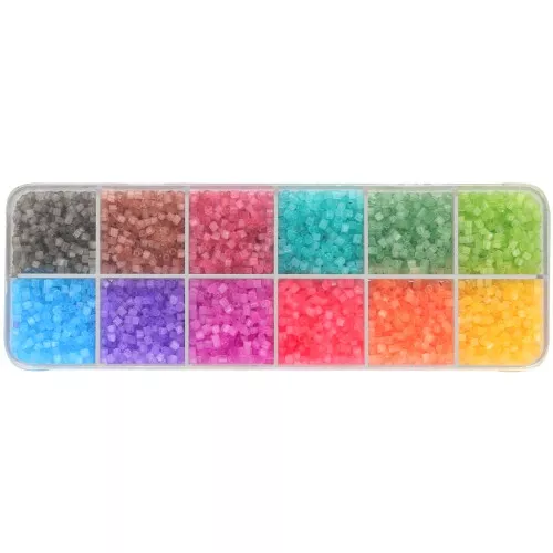 Assortimento di perle Solgel Preciosa Ornela 9/0 2,5 mm Colori 2x x200g
