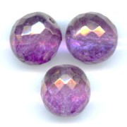 Sfaccettate mm 14 Lumi Amethyst x4