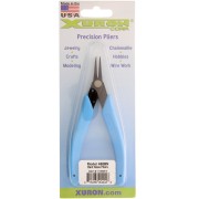 Pinza per gioielli con naso a molla piegato 13 cm Xuron 450BN - Azzurro x1|raw }}