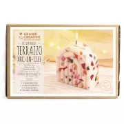 Kit di candele fai da te Graine Créative - Terrazzo Arc-en-ciel