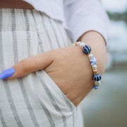 Perline barocche irregolari 8x7 mm imitazione perla d'acqua dolce - Bianco perlato x20