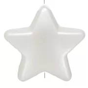 Perle stelle 11 mm imitazione perla d'acqua dolce - Bianco perlato x15
