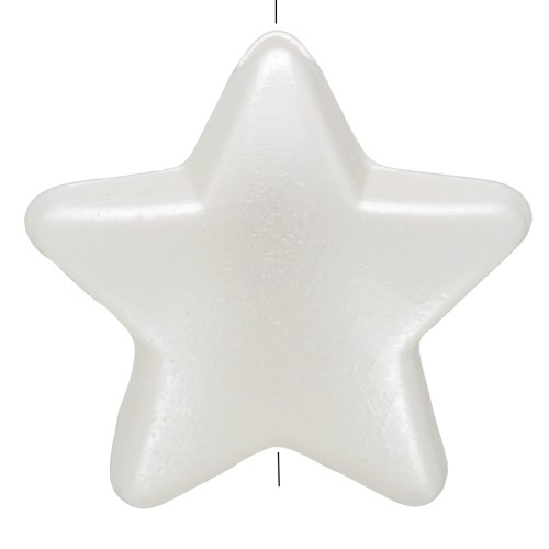 Perle stelle 11 mm imitazione perla d'acqua dolce - Bianco perlato x15