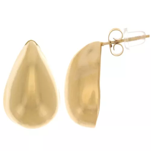 Borchie a goccia 21x13 mm - Acciaio inossidabile 304 Gold x2