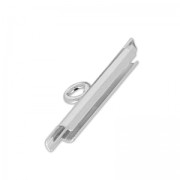 Terminale per tessitura di perline 15 mm rodiato x1|raw }}