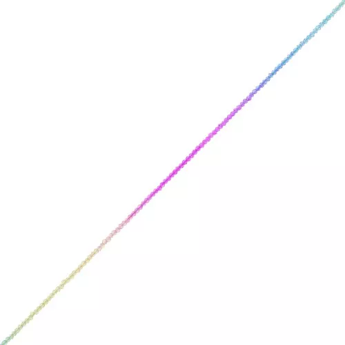 Perline tonde sfaccettate 2 mm - Tie and dye - Fucsia - Turchese - Giallo x37cm