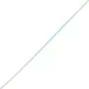 Perline tonde sfaccettate 3 mm - Tie and dye- Verde chiaro - Blu - Cristallo x35cm