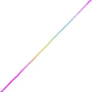 Perline tonde sfaccettate 3 mm - Tie and dye - Fucsia - Blu - Verde x37cm