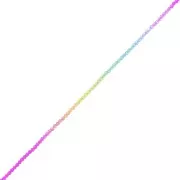 Perline tonde sfaccettate 3 mm - Tie and dye - Fucsia - Blu - Verde x37cm