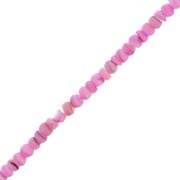 Perle conchiglie Heishi tinte 7 mm - Rosa x37cm|raw }}