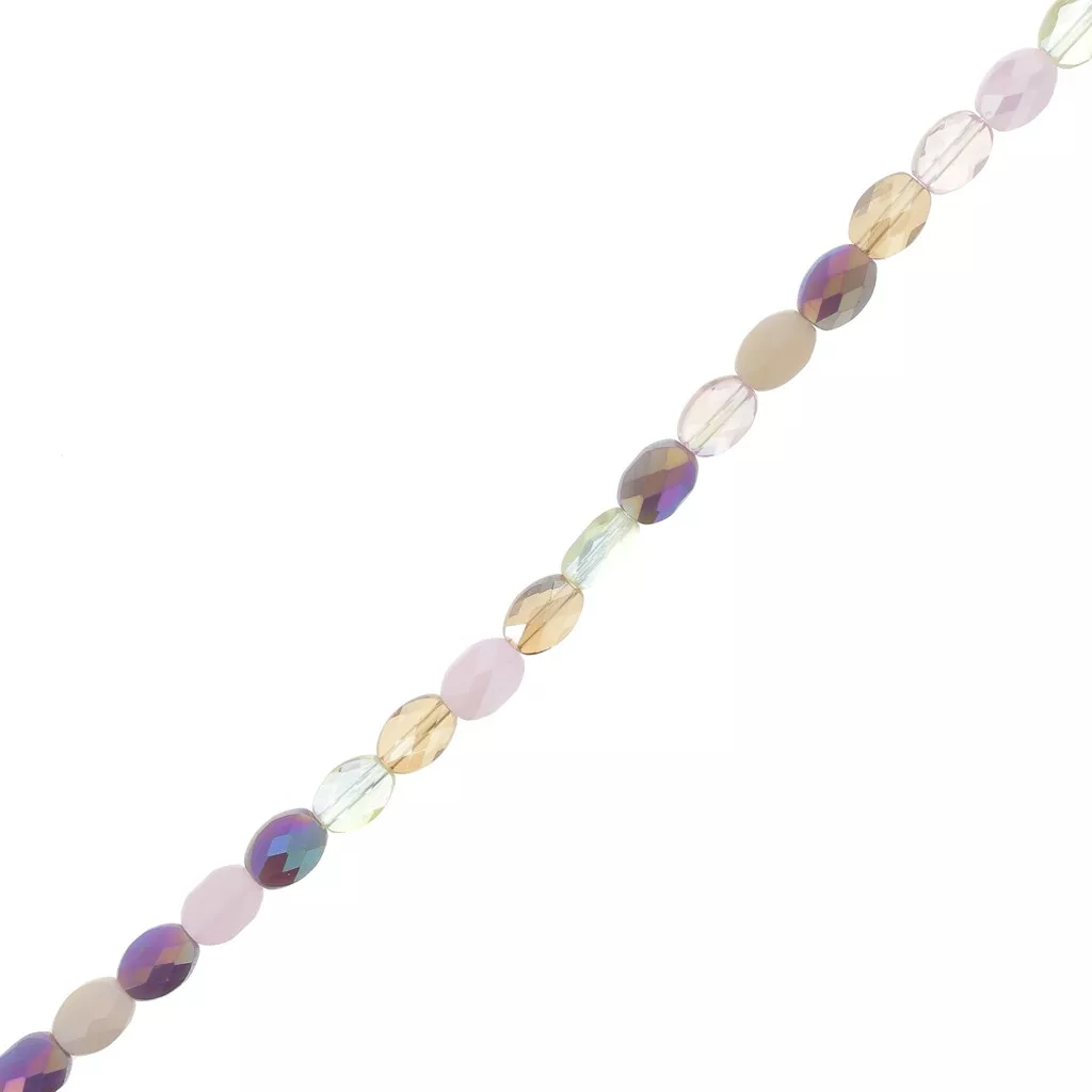 Kit Perline Sfuse Colorate Perline Di Vetro Sfaccettate CrzBeadss - 780 Pezzi, Cristallo Rosso, 3-10 Mm Per Gioielli Fai Da Te CrzBeadss Perline Cristallo - 5