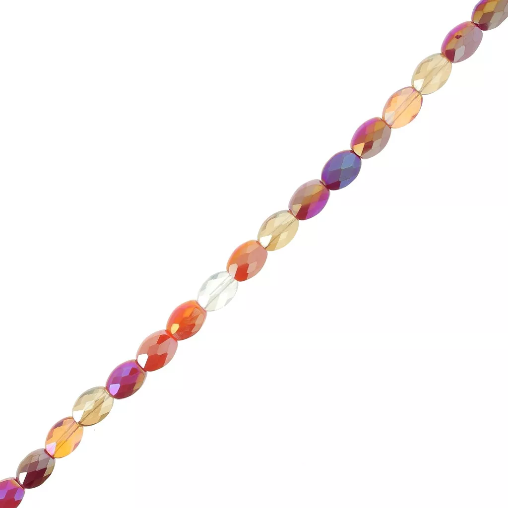 100 Perline Di Vetro Boemo Sfaccettato – 8 Mm – Colore Smalto Blu – Per Gioielli Fai Da Te, Collane, Bracciali – Fatte A Mano In Repubblica Ceca