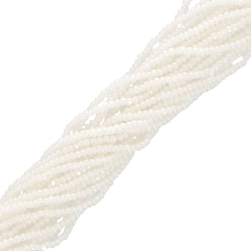 Charlottes Preciosa 11/0 - Opaque White AB x20g
