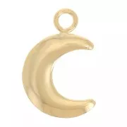 Ciondolo mezzaluna 10x7 mm - Gold filled x1
