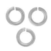 Anelli aperti 4x0,8 mm - acciaio inox 316L x10|raw }}