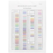 Tabella colori Miyuki Rocailles 15/0 (n°SP-112/1-3) - Fogli 1 - 2 e 3